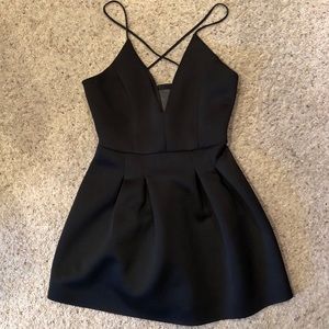 Large black Windsor dress
